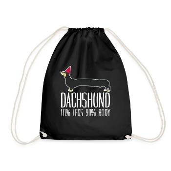 Dachshund Dachshund Club - Sac de sport léger - noir - Devant