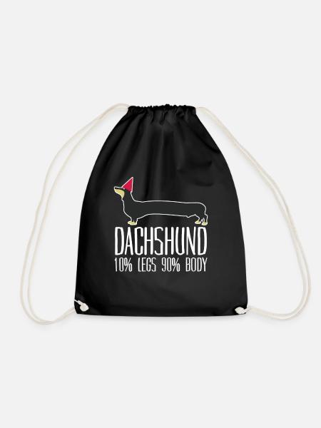 Dachshund Dackelclub - Turnbeutel - Schwarz