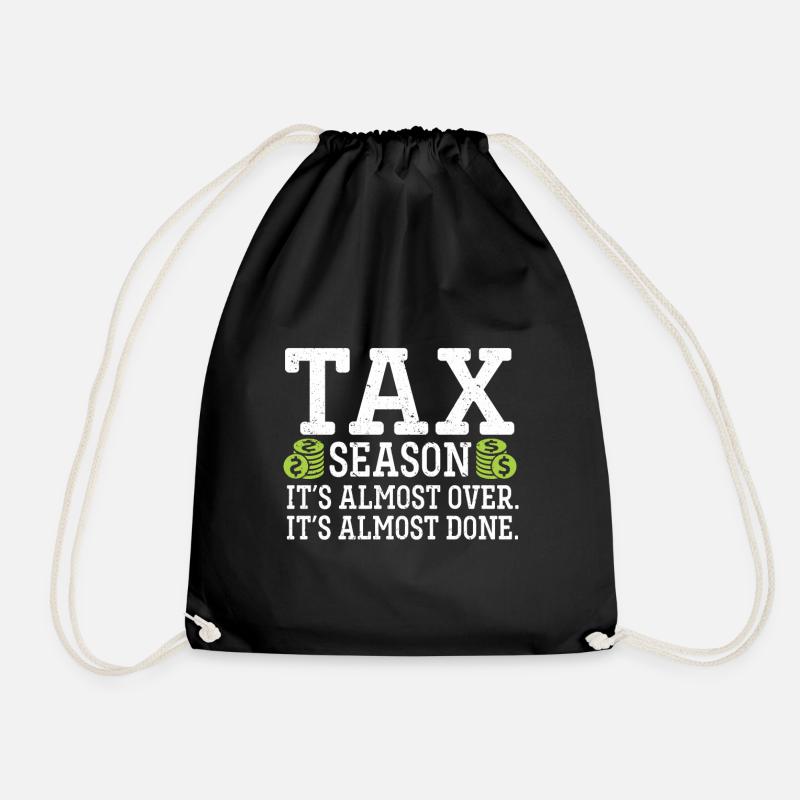 Steuersaison Cpa Buchhalter Geschenk Steuertag - Turnbeutel - Schwarz