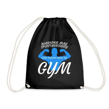 Gym Workout Musculation Fitness Sport - Sac de sport léger - noir - Devant