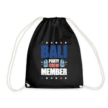 Équipage de la fête à Bali - Sac de sport léger - noir - Devant