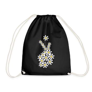 Daisy Kpop Korean Pop Music K-Pop - Drawstring Bag - black - Front