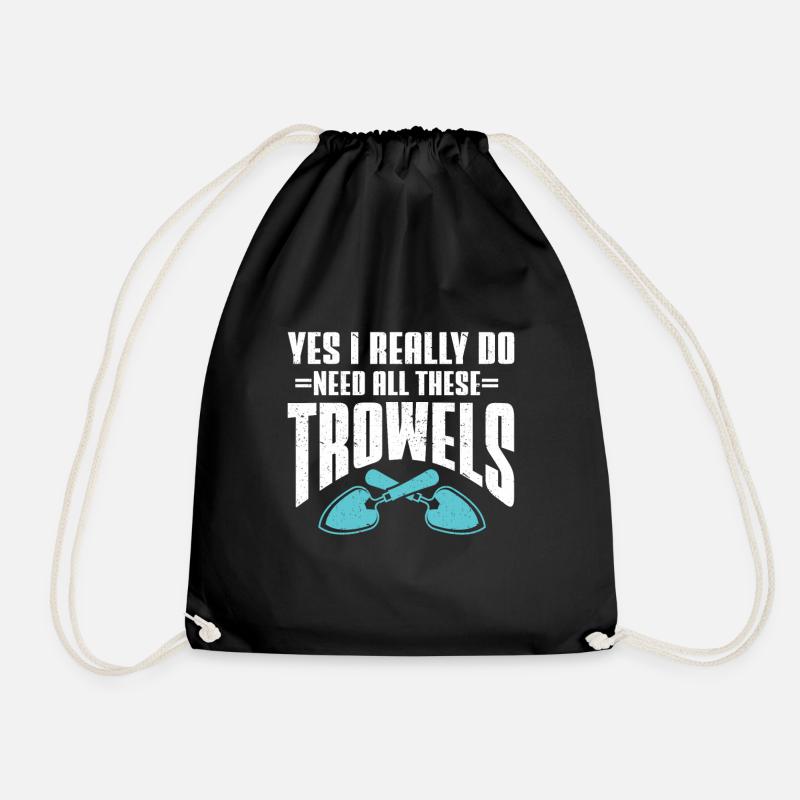 Archaeologist Gift Archaeology - Drawstring Bag - black