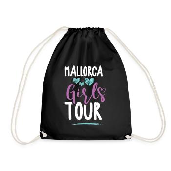 Mallorca Girls Tour - Drawstring Bag - black - Front