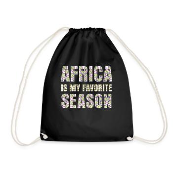 Afrique Africaine - Sac de sport léger - noir - Devant