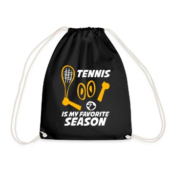 Tennis Dicton Raquette de tennis - Sac de sport léger - noir - Devant