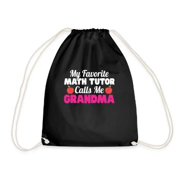 Tutor Geschenk Tutor - Turnbeutel - Schwarz - Vorne