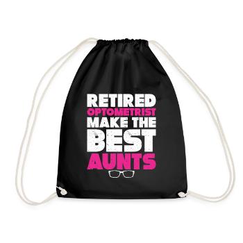 Optician Gift Optometry - Drawstring Bag - black - Front