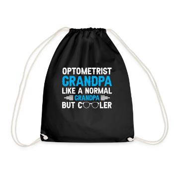 Optician Gift Optometry - Drawstring Bag - black - Front