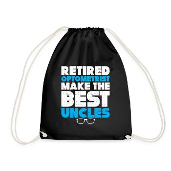 Optician Gift Optometry - Drawstring Bag - black - Front