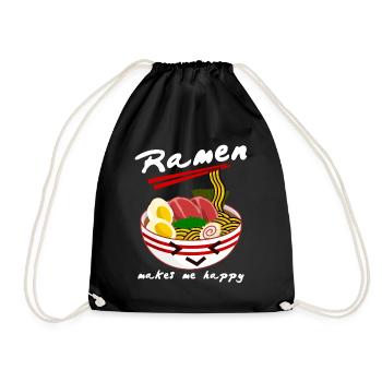 Ramen Anime Noodles Noodle Soup - Sac de sport léger - noir - Devant