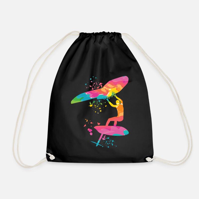 Wing Foil Wingsurfing Mann Foil Wing - Turnbeutel - Schwarz