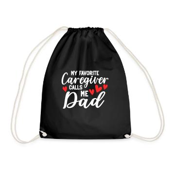 Infirmière soignante - Sac de sport léger - noir - Devant