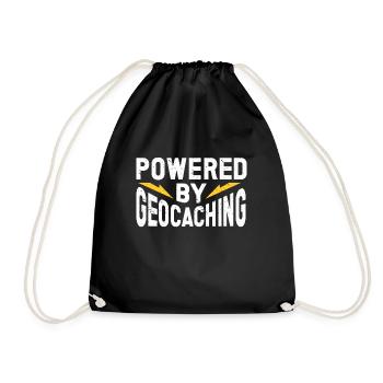 Cadeau Geocaching Geocacher Geocache - Sac de sport léger - noir - Devant