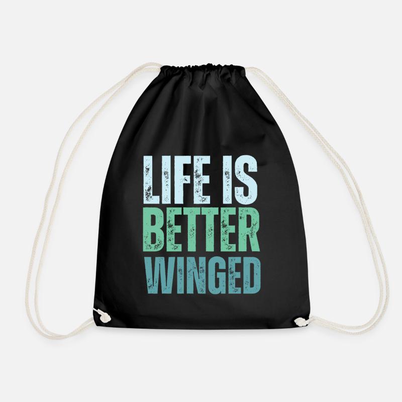 Wing Foil Wingsurfing Foil Wing - Turnbeutel - Schwarz
