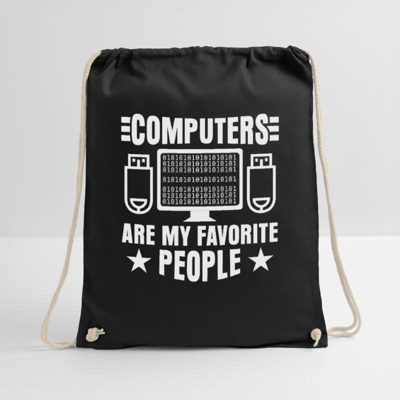 Admin Programmer Computer Scientist Drawstring Bag