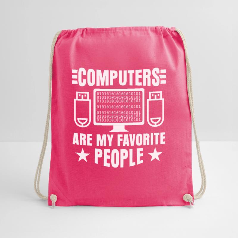 Admin Programmer Computer Scientist Drawstring Bag