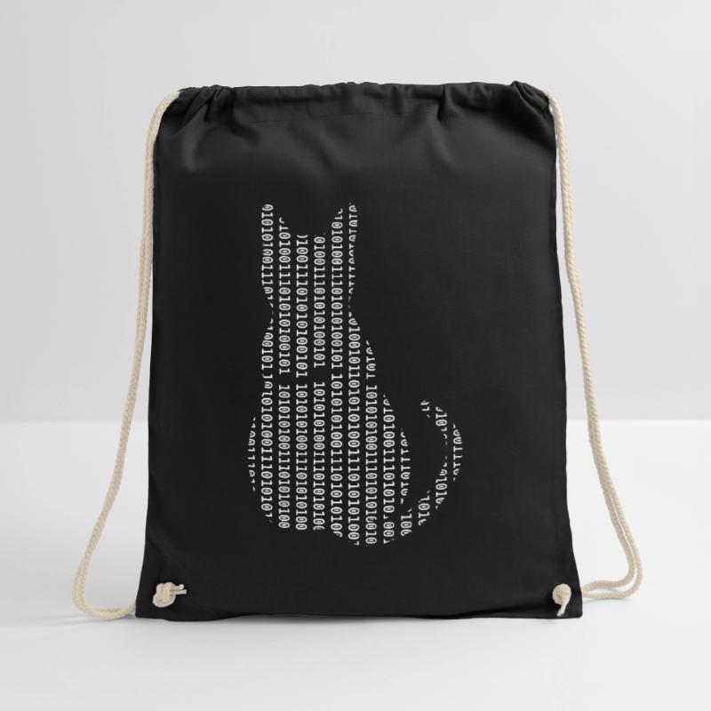 Informatiker Katze Admin Programmierer Turnbeutel