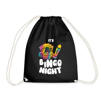 C’est bingo nuit bingo tie bingo - Sac de sport léger - noir - Devant