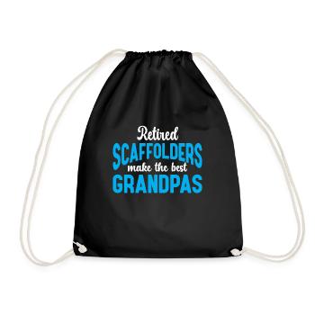 Échafaudage Cadeau Artisan Travail Échafaudage - Sac de sport léger - noir - Devant