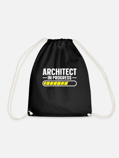 Cadeau d’architecte, amoureux de l’architecture - Sac de sport léger - noir