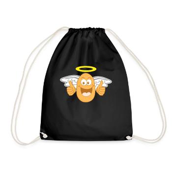 Pommes de terre Angel Pommes de terre - Sac de sport léger - noir - Devant