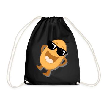 Pommes de terre Lunettes de soleil Pommes de terre - Sac de sport léger - noir - Devant