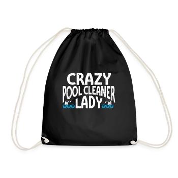 Nettoyage de piscine Travail Gardien de piscine - Sac de sport léger - noir - Devant