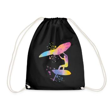Wing Foil Wingsurfing Man Foil Wing - Sac de sport léger - noir - Devant