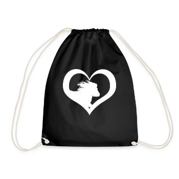 Shetland Pony Heart Pony Shetty - Sac de sport léger - noir - Devant
