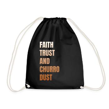 Faith Trust et Churro Vintage Churros - Sac de sport léger - noir - Devant
