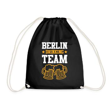 Berlin Drinking Team - Drawstring Bag - black - Front