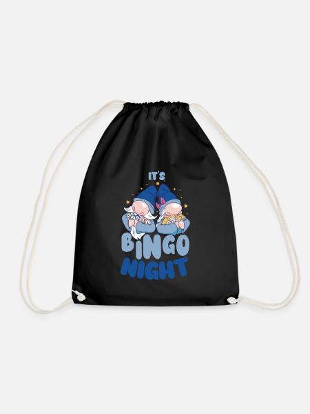 Es Ist Bingo-nacht Bingo - Turnbeutel - Schwarz