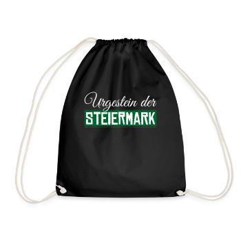 Steiermark - Turnbeutel - Schwarz - Vorne