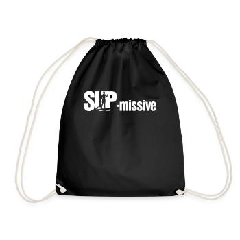 Stand Up Paddling SUP Board - Drawstring Bag - black - Front