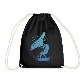 Wing Foil Wingsurfing Man Foil Wing - Sac de sport léger - noir - Devant