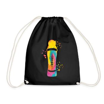 Bingo Dabber Colorsplash Tie Dye Bingo - Turnbeutel - Schwarz - Vorne