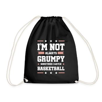 Basketball Sport - Drawstring Bag - black - Front