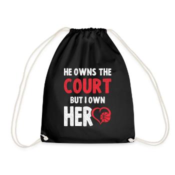 Basketball Sport - Drawstring Bag - black - Front