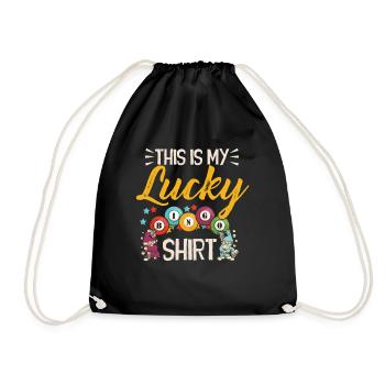C’est ma chemise de bingo porte-bonheur - Sac de sport léger - noir - Devant