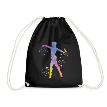 Ballet Danseur Colorsplash Man Ballerino - Sac de sport léger - noir - Devant