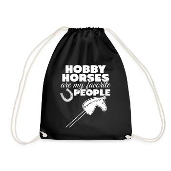 Hobby Horse Riding Rider Hobbyhorse - Sac de sport léger - noir - Devant