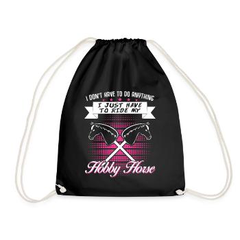 Hobby Horse Rider Hobbyhorse - Sac de sport léger - noir - Devant