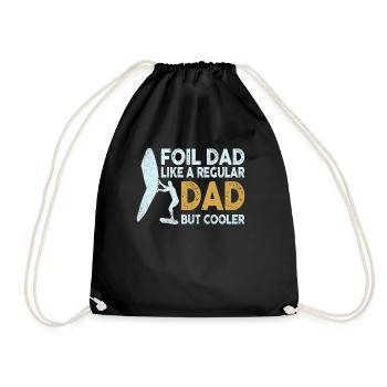 Foil Dad Wing Foil Wingsurfing Foil Wing - Turnbeutel - Schwarz - Vorne