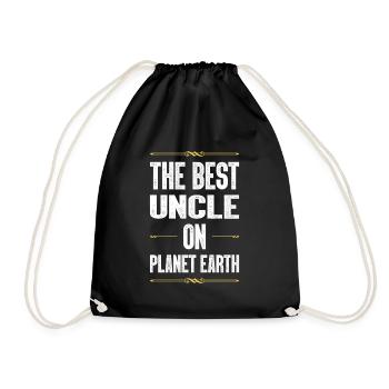 Le meilleur oncle dit - Sac de sport léger - noir - Devant