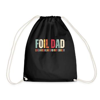 Foil Dad Wing Foil Wingsurfing Foil Wing - Turnbeutel - Schwarz - Vorne