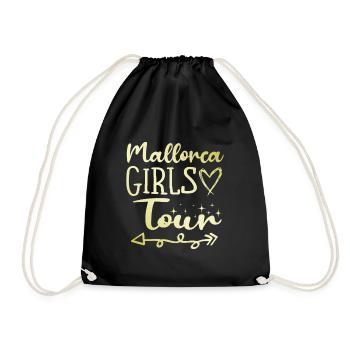 Mallorca Girls Tour - Drawstring Bag - black - Front