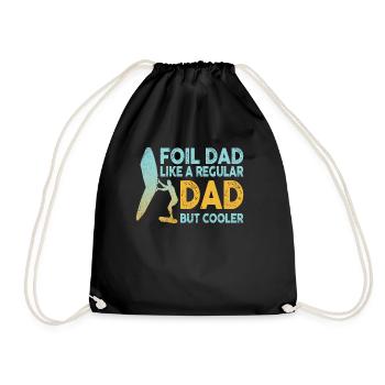 Foil Dad Wing Foil Wingsurfing Foil Wing - Turnbeutel - Schwarz - Vorne