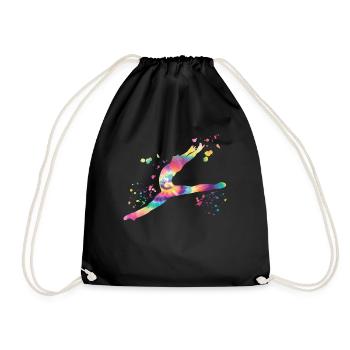 Ballet Danseur Colorsplash Man Ballerino - Sac de sport léger - noir - Devant