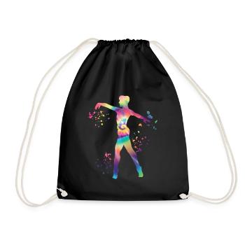 Ballet Danseur Colorsplash Man Ballerino - Sac de sport léger - noir - Devant